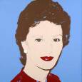 Dalá Ruvdnaprinseassa Sonja portreahtta, maid Andy Warhol lea málen 1982 (Govva: Kjartan Hauglid, Gonagaslaš hoavva)